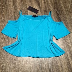 Laugh out Loud Blue shirt NWT